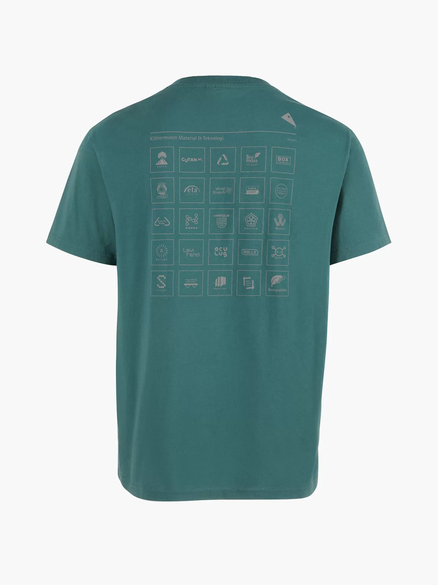 Klättermusen T-Shirts & Toppar-Runa Elements Frost Green