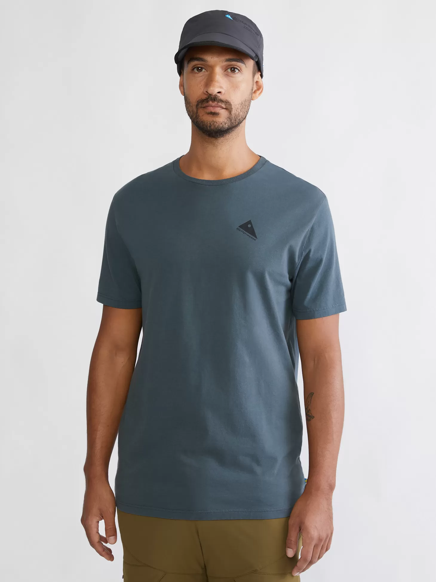 Klättermusen T-Shirts & Toppar-Runa Nomad Thistle Blue