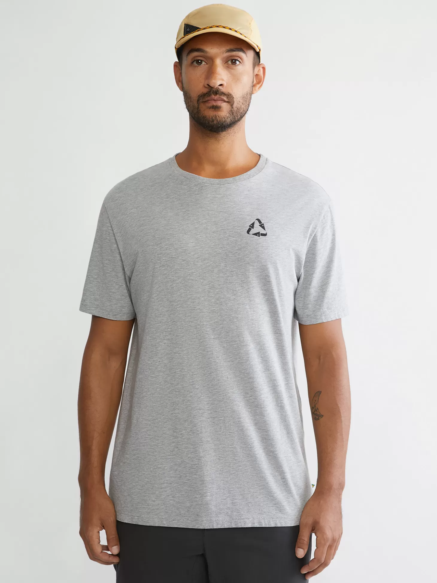 Klättermusen T-Shirts & Toppar-Runa Scrambling Grey Melange