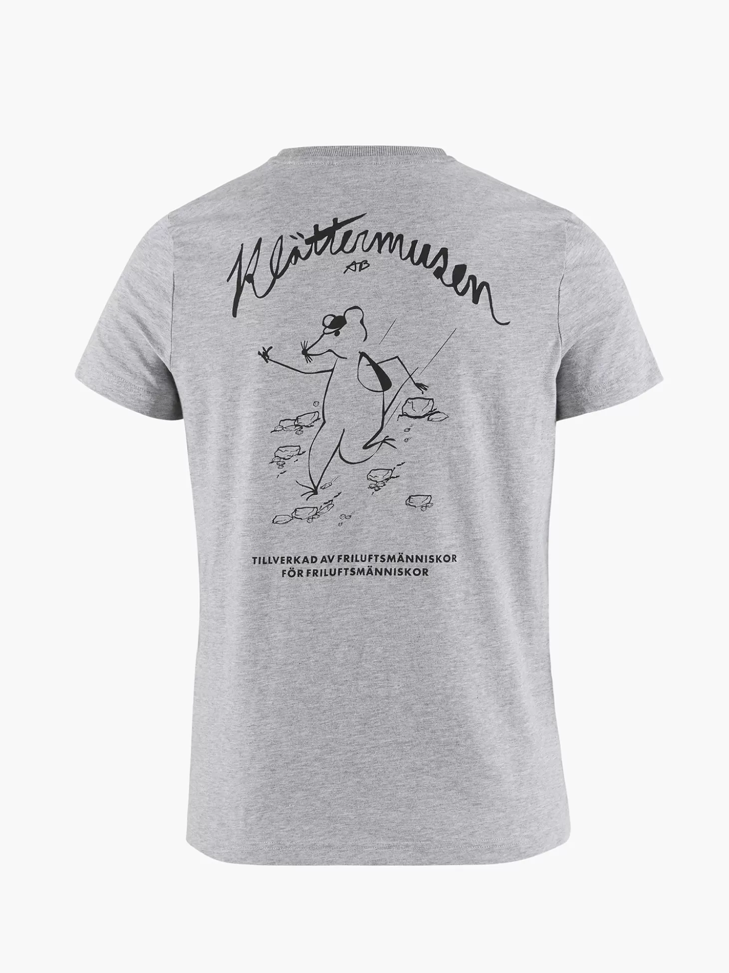 Klättermusen T-Shirts & Toppar-Runa Scrambling Grey Melange