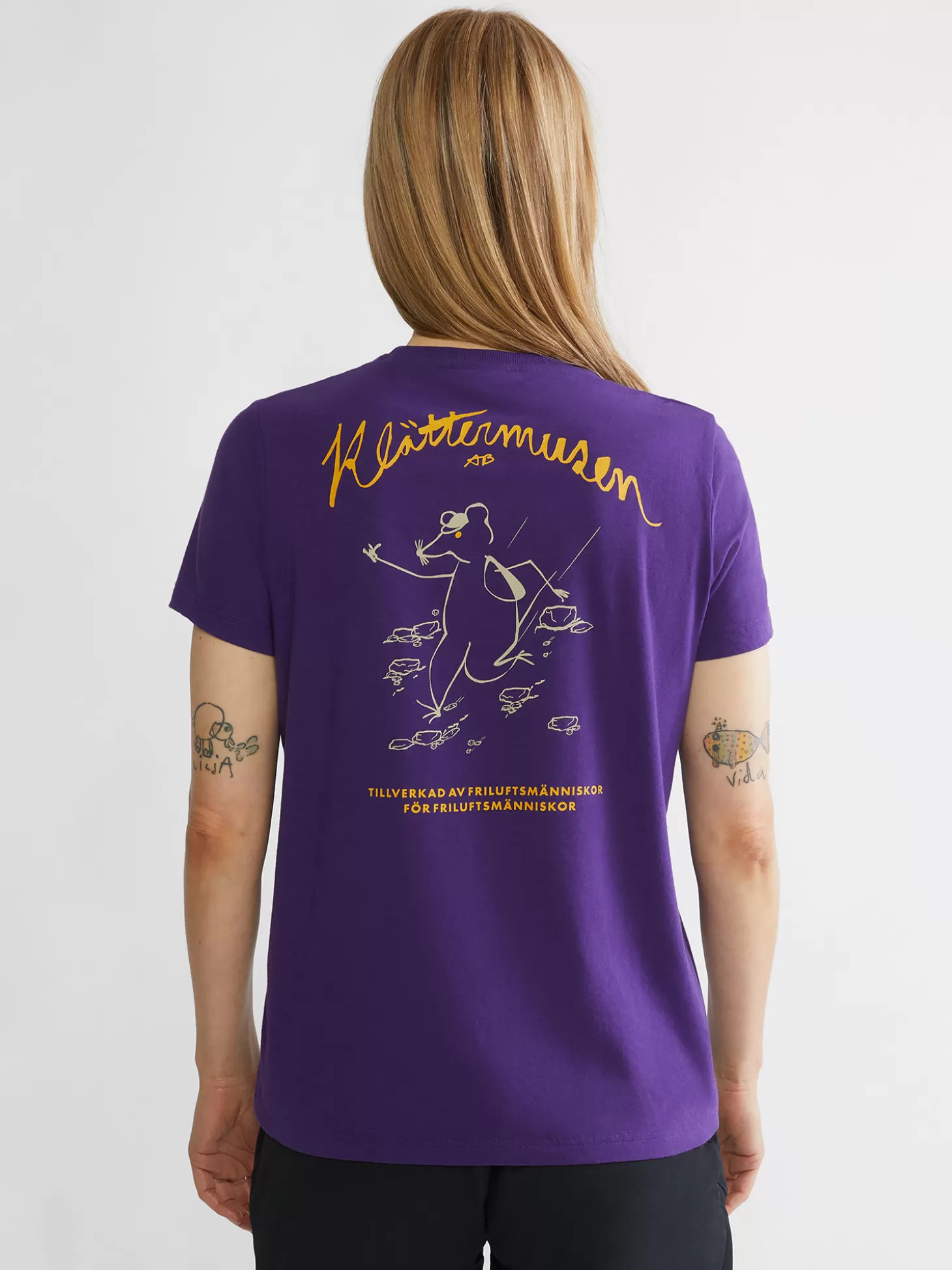 Klättermusen T-Shirts & Toppar-Runa Scrambling Purple